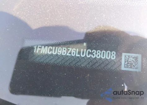 2020 Ford Escape Se Sport Hybrid из США, поврежденный, VIN 1FMCU9BZ6LUC38008